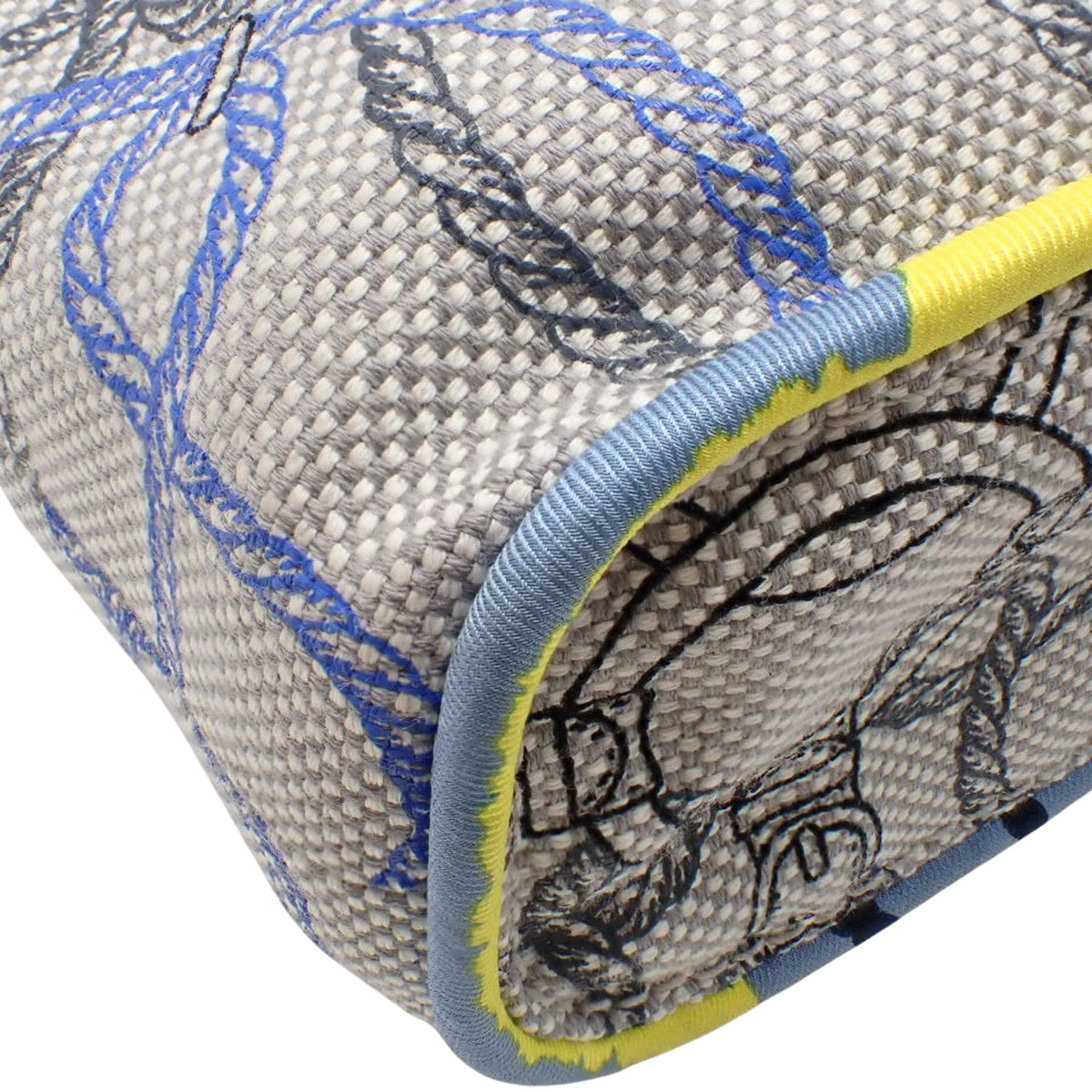 プティアッシュ キャンバス レザー シルク シルバー金具