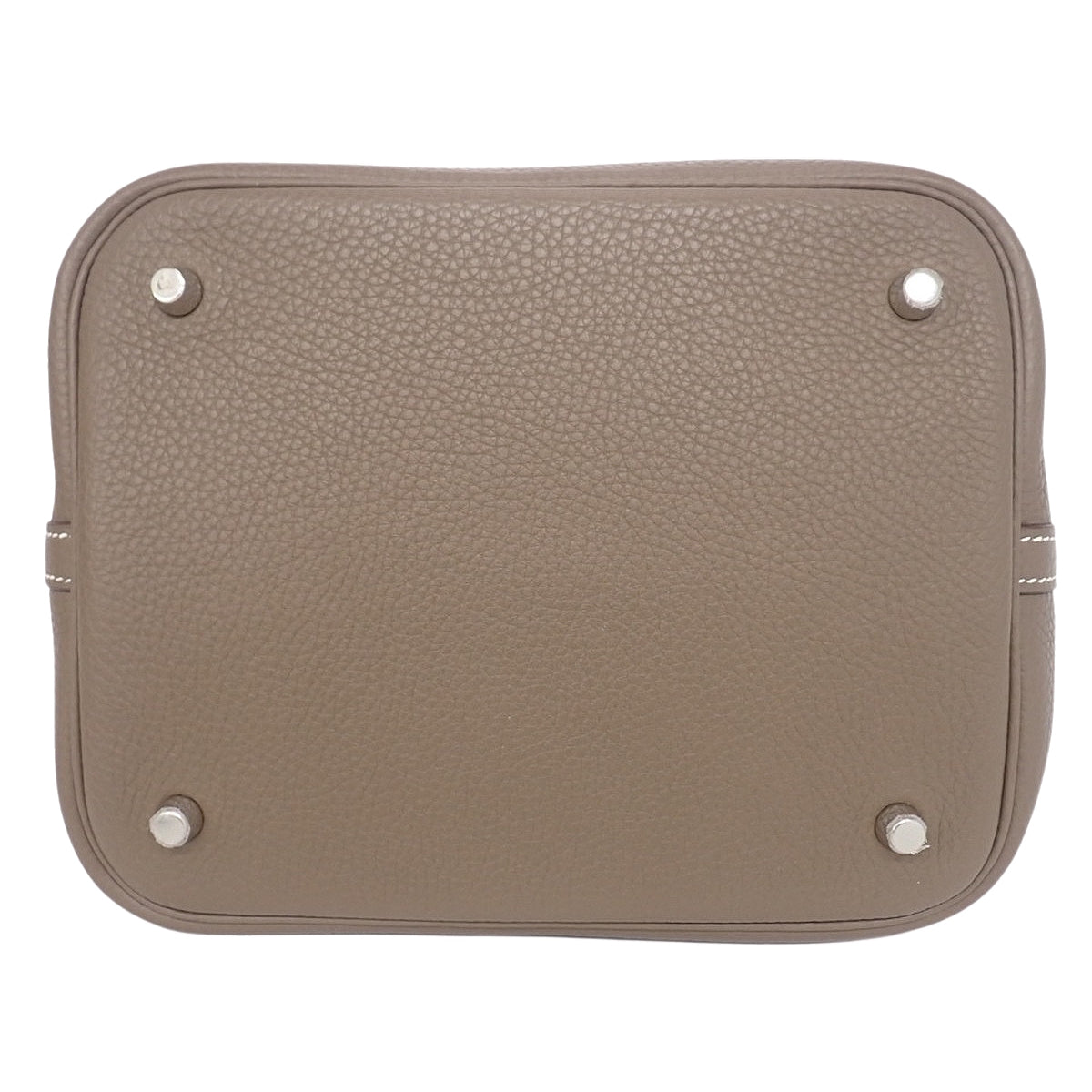 ピコタンロックMM トリヨンクレマンス エトゥープシルバー金具 C刻印