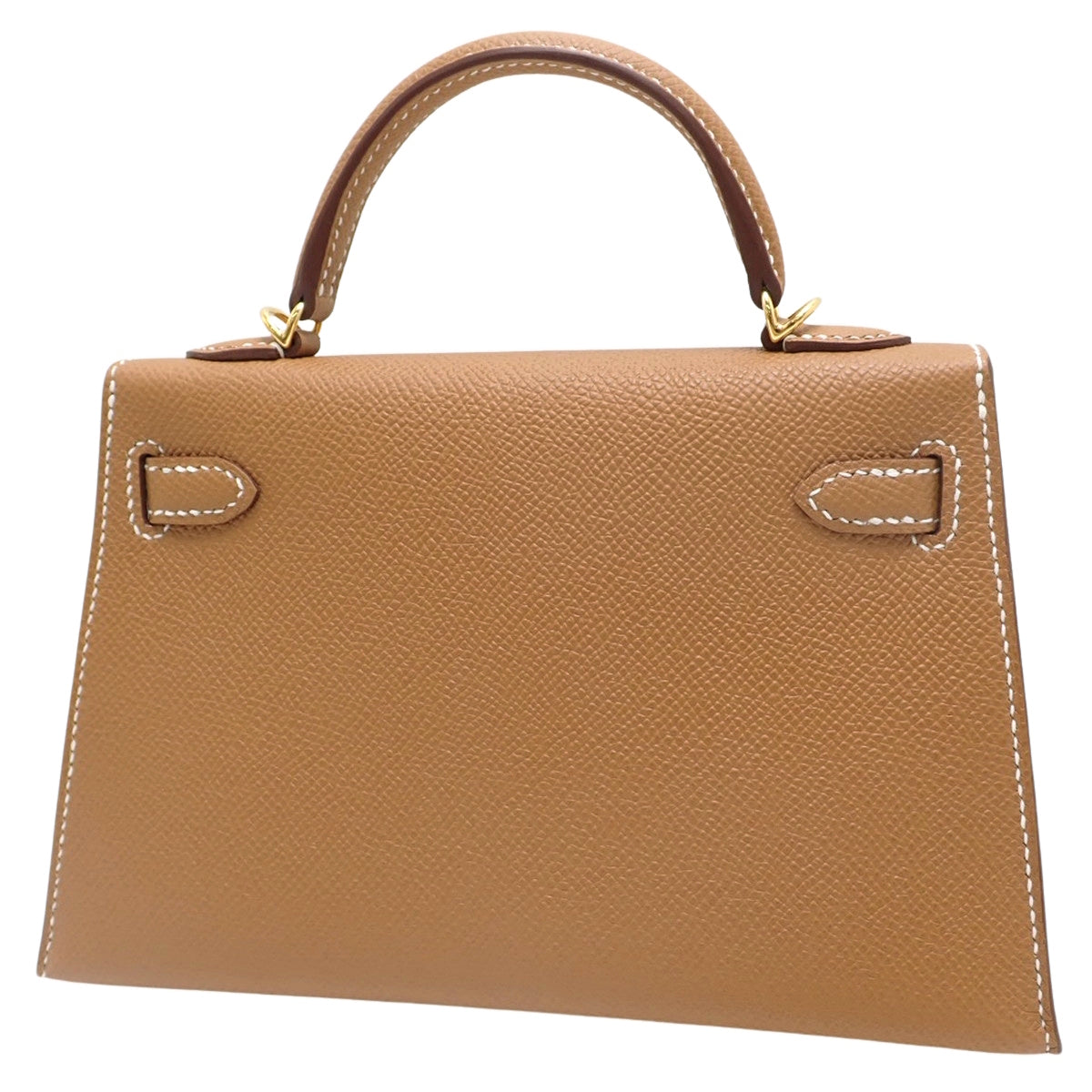 [Unused] Mini Kelly Do (Outside Stitching) Veau Epsom Leather, Gold Hardware, K Stamp