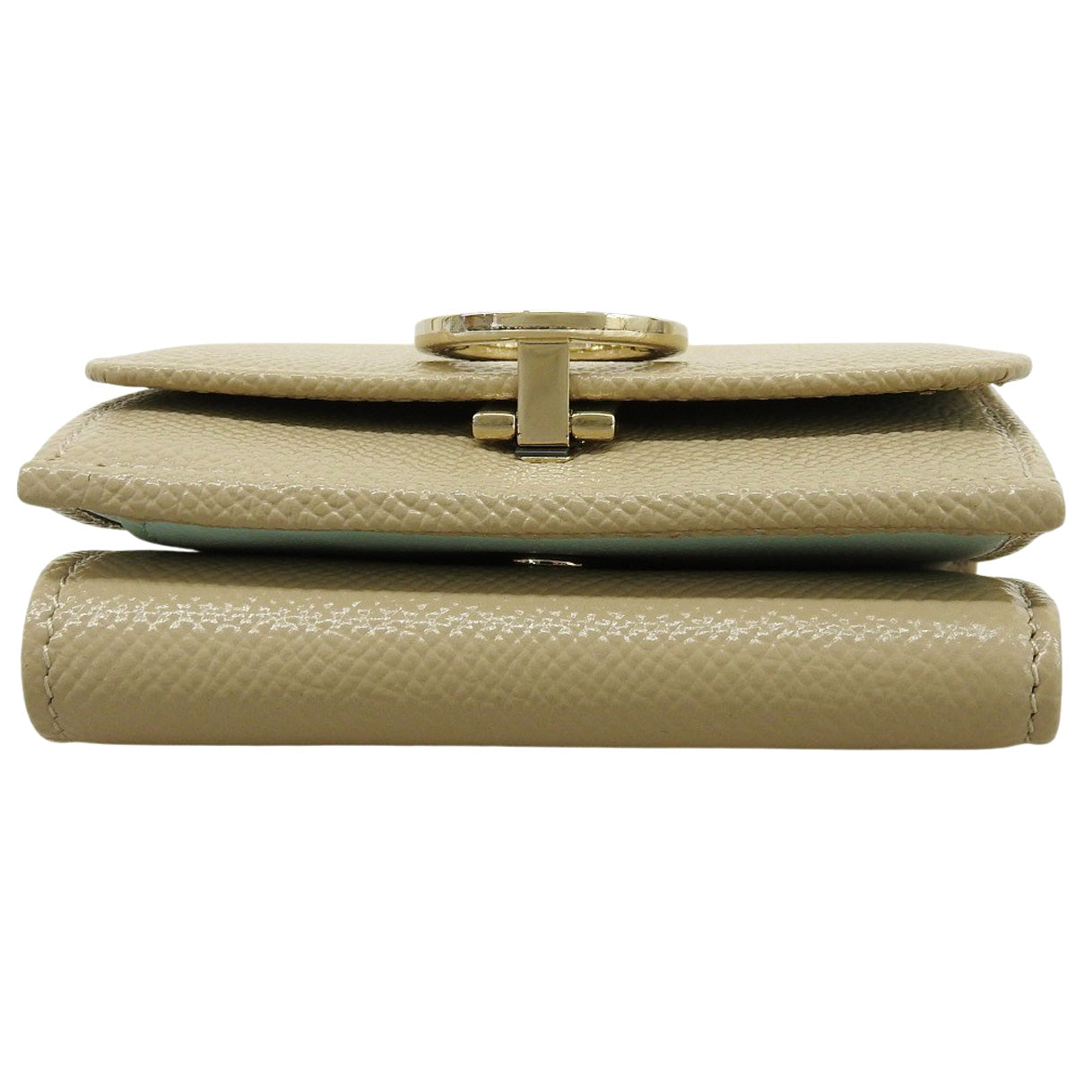 ブルガリブルガリ 三つ折り財布 レザー ベージュ 289064