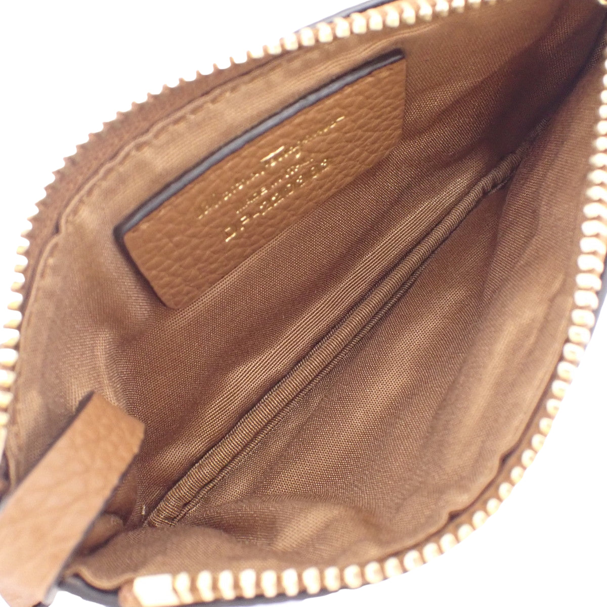 Double Gancini leather key case