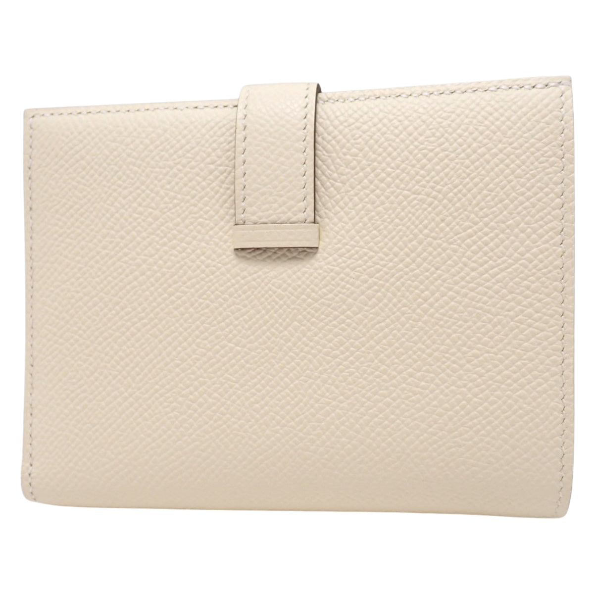 Bearn Compact, Epsom Nata, Lime, Silver Hardware, W Stamp