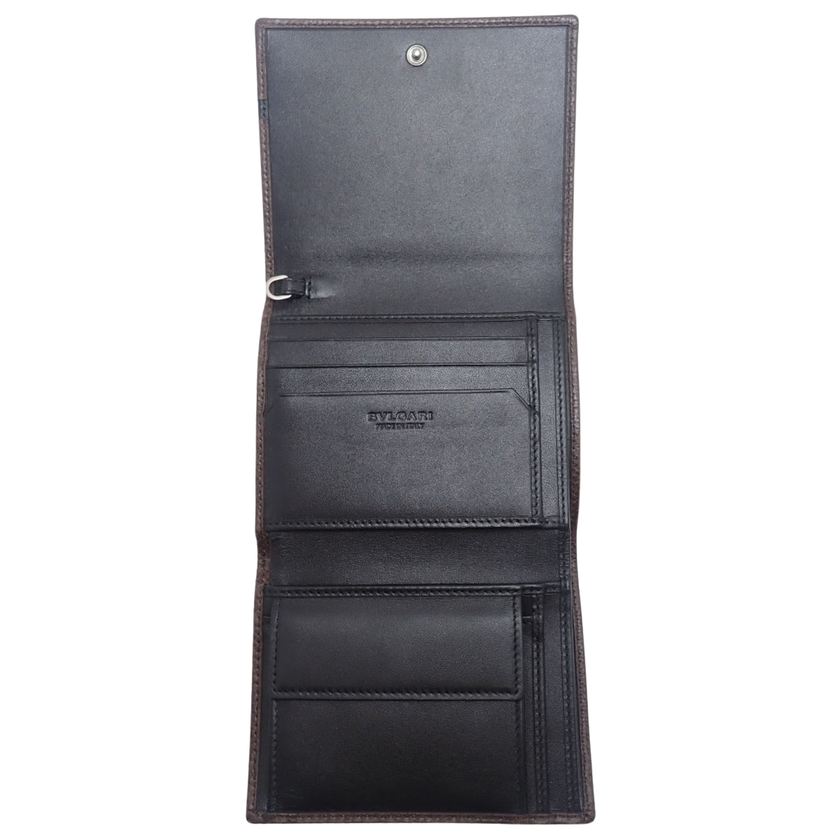 オクト チェーンウォレット レザー ブラウン ブラック 37740