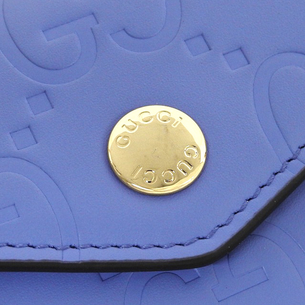 Guccissima Card Case, Leather, Purple, 772792