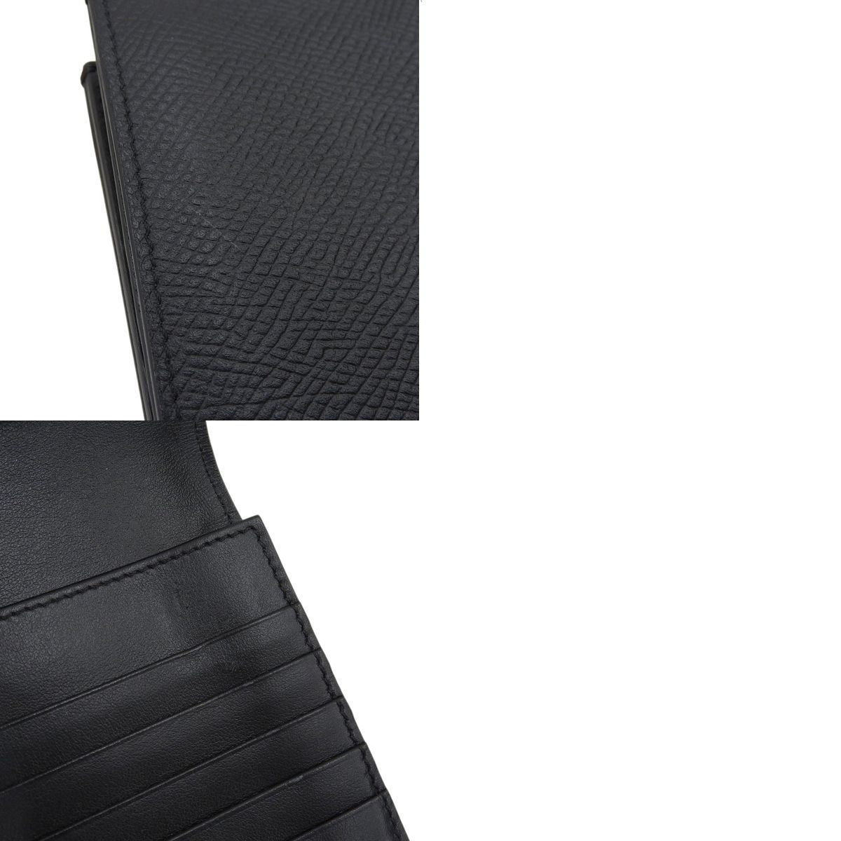 ラージ ストラップウォレット レザー ブラック