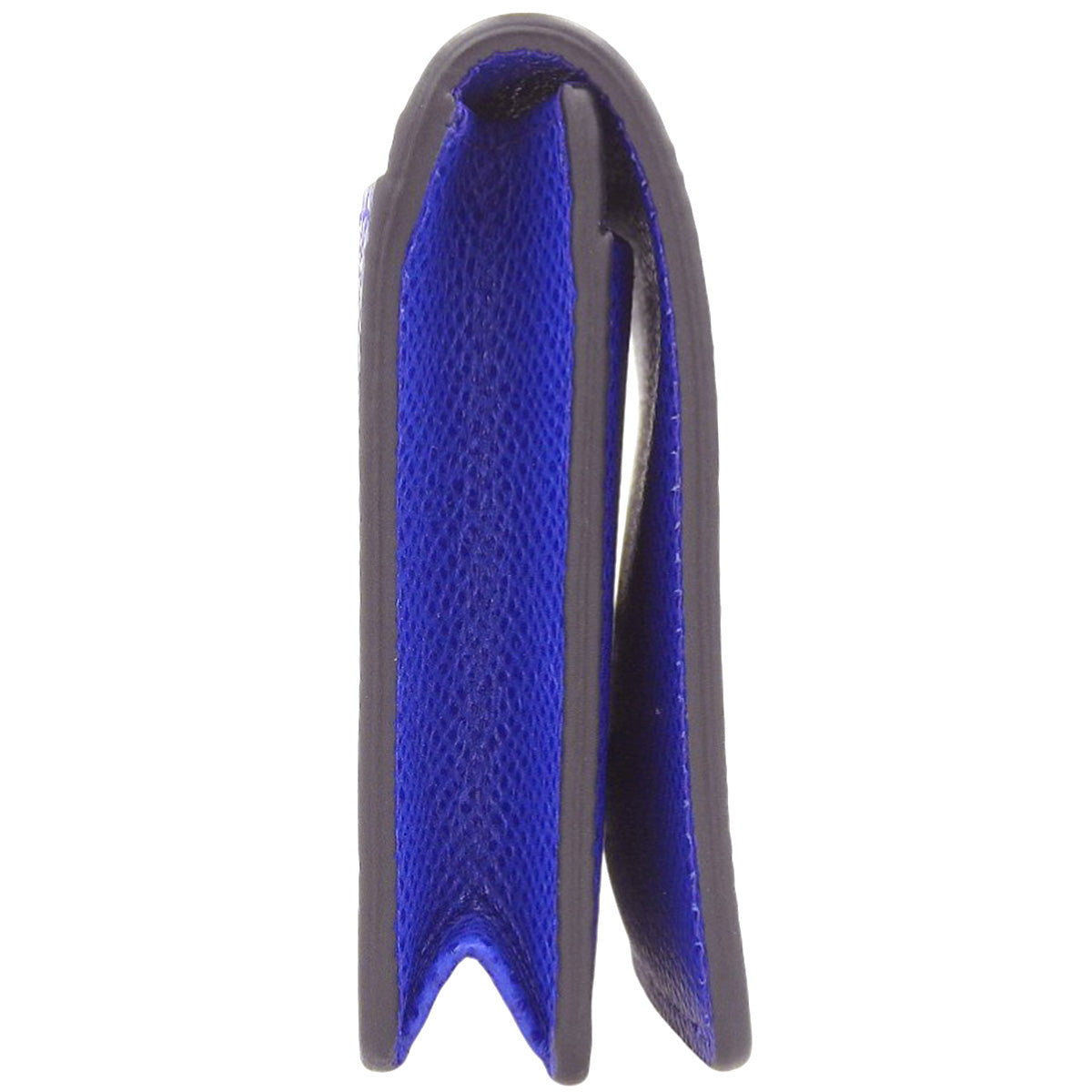 Gancini Business Card Holder, Leather, Blue, 22-0371