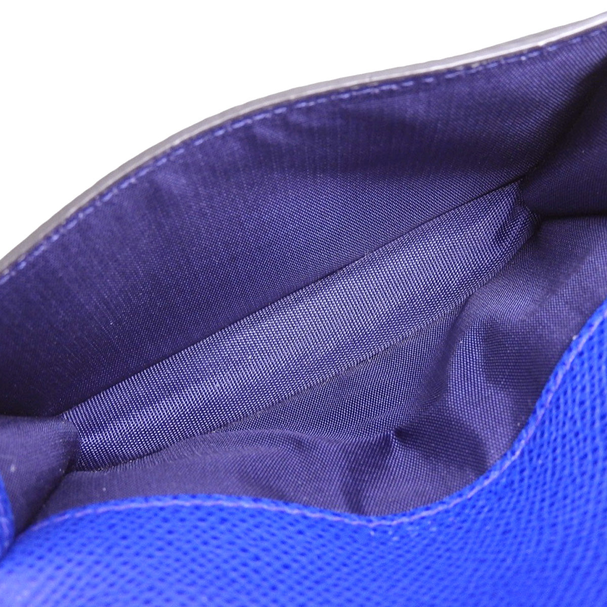 Gancini Business Card Holder, Leather, Blue, 22-0371