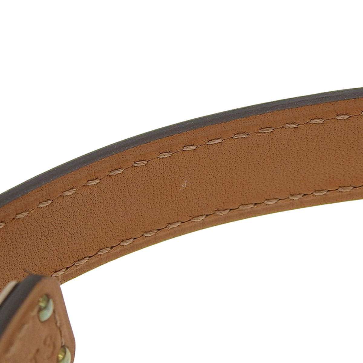 Kelly Bracelet Double Tour Metal (GP) Chevre Shamkilite