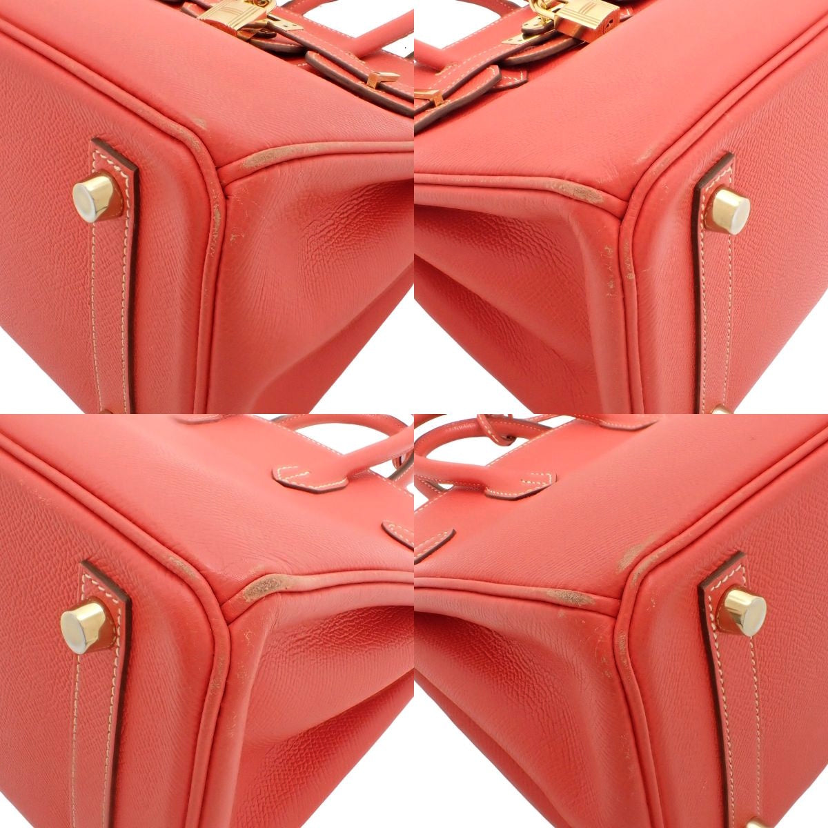 キャンディー バーキン25 ヴォーエプソン ローズジャイプール×ゴールド ゴールド金具 □P刻印