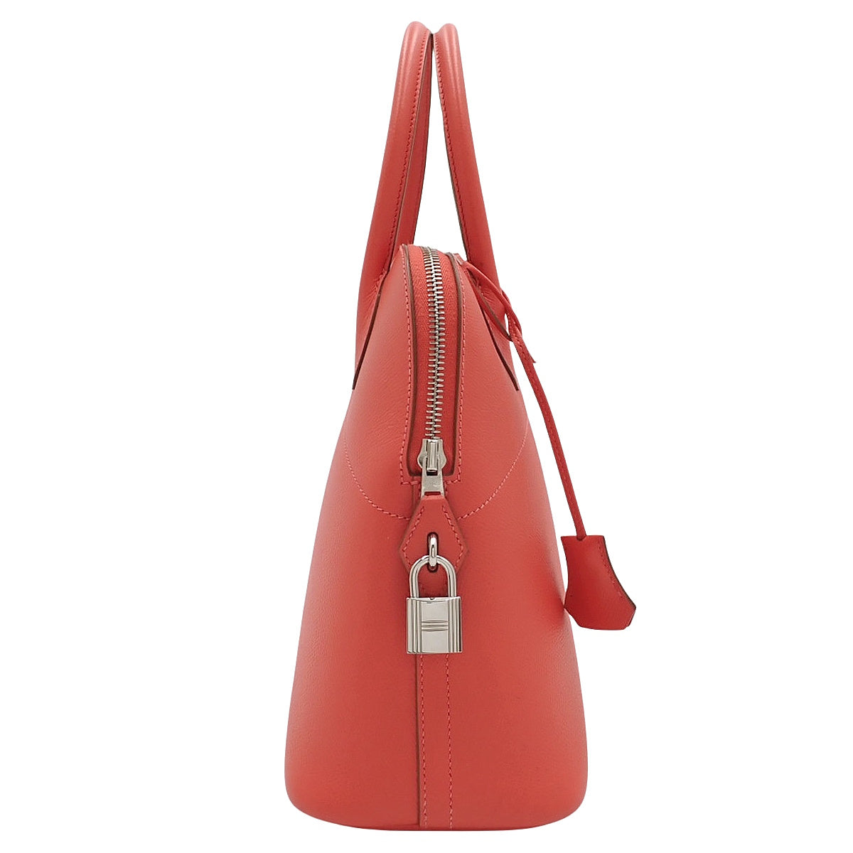 Bolide 31, Epsom leather, Rose Jaipur, silver hardware, P stamp