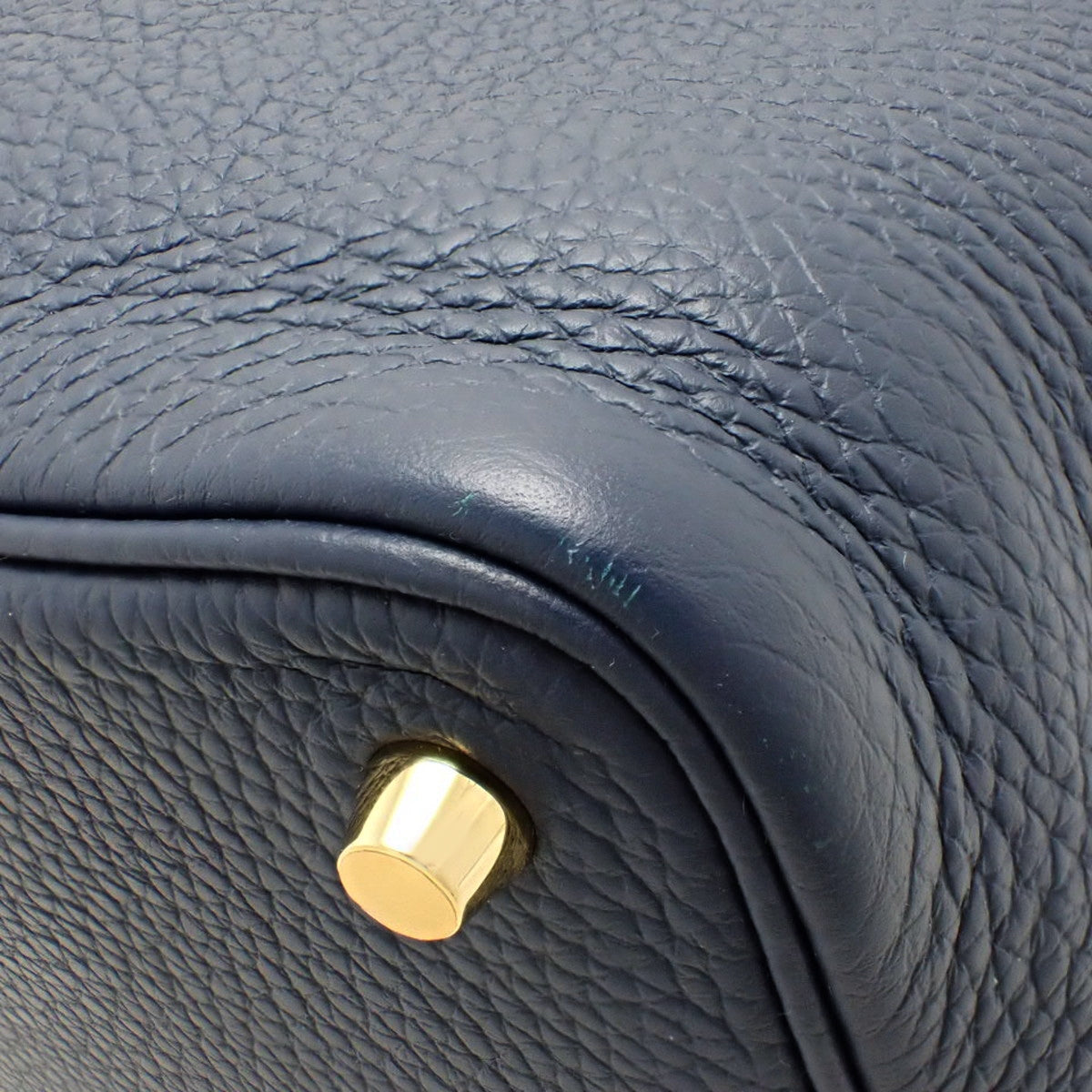 ピコタンロックPM トリヨンクレマンス ブルードプリュス ゴールド金具 B刻印