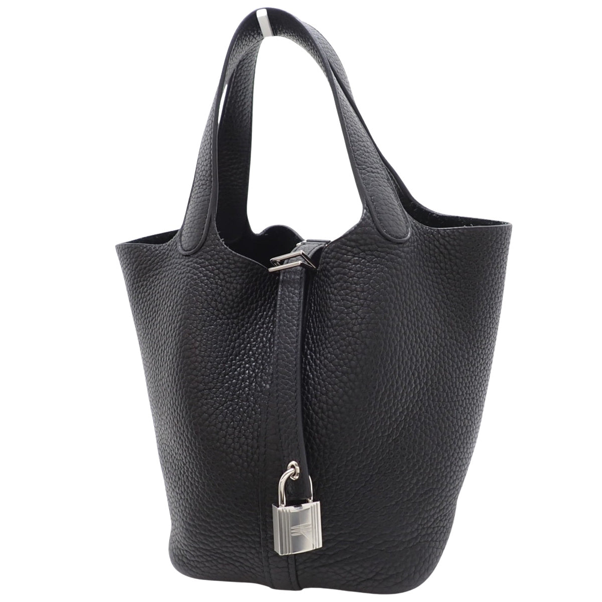 ピコタンロックPM トリヨンクレマンス ブラック シルバー金具 Y刻印