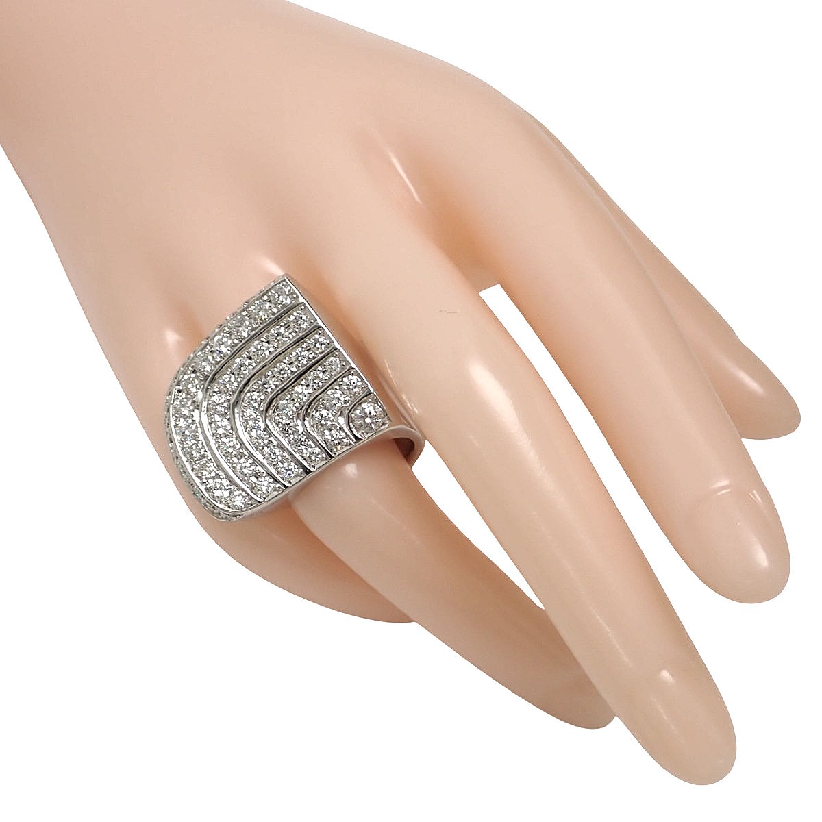 Diamond ring D2.78 white gold K18WG 21.3g