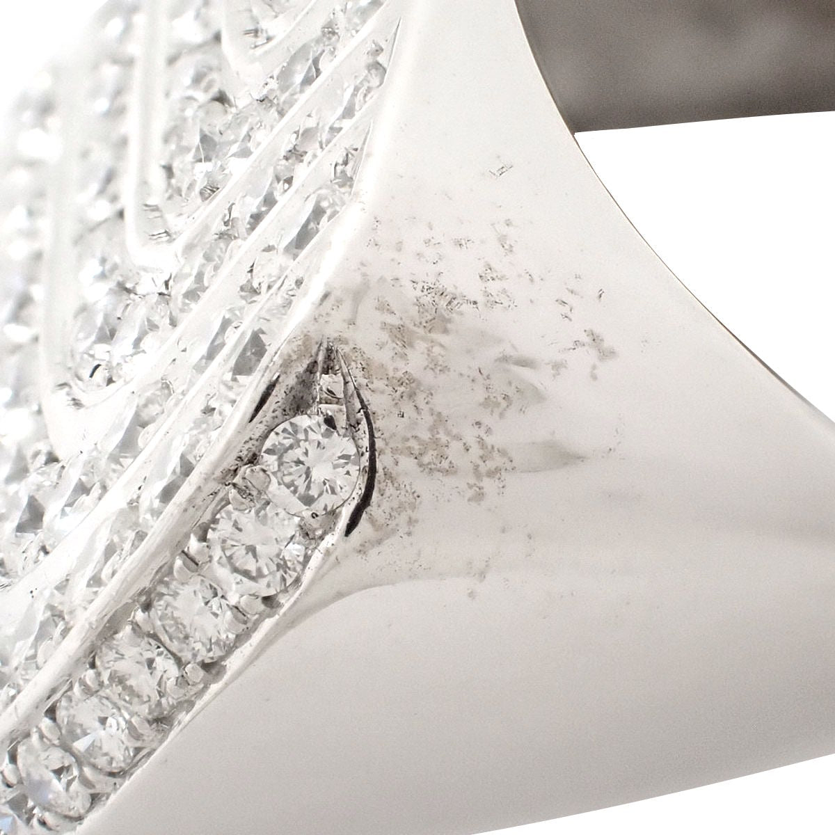 Diamond ring D2.78 white gold K18WG 21.3g