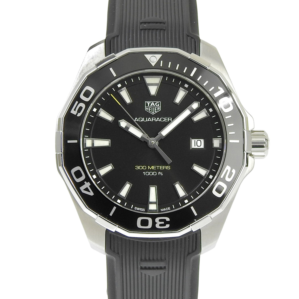 アクアレーサー WAY101A.BA0746 SS ブラック クオーツ メンズ