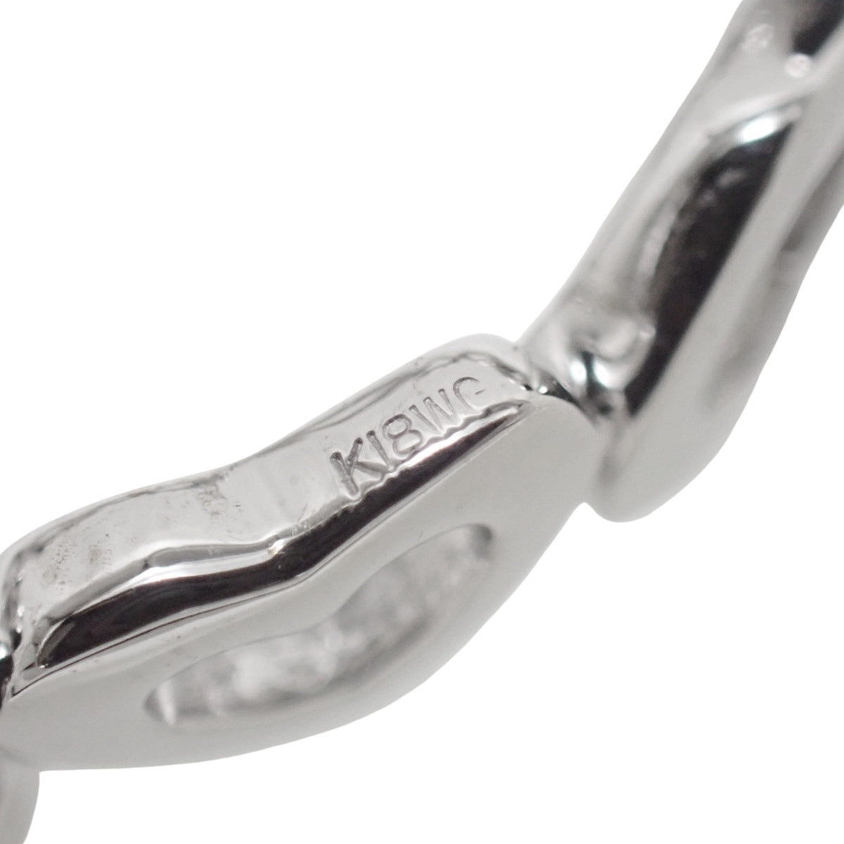 ハート ダイヤ リング ダイヤモンド D0.25 ホワイトゴールド K18WG 4.5g