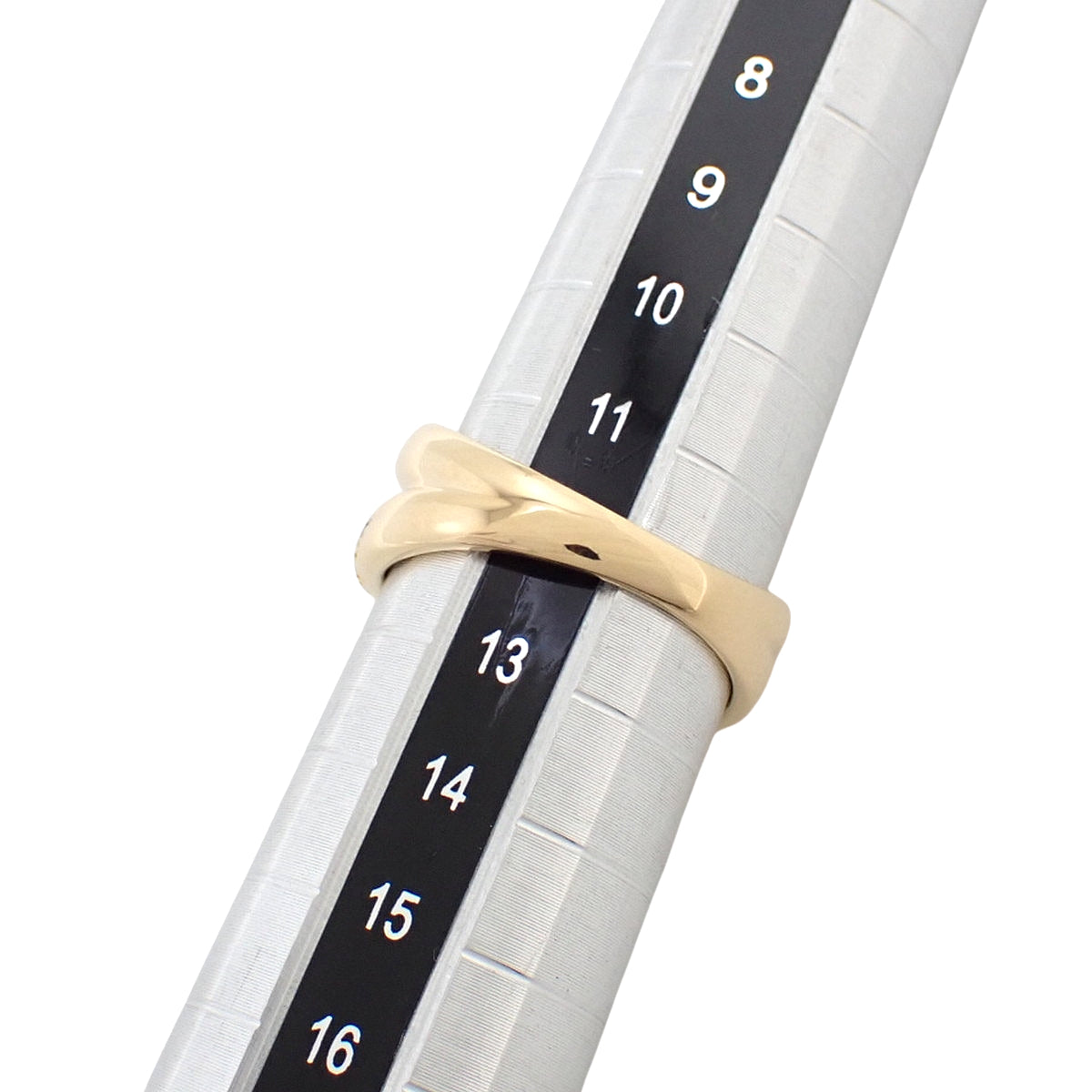 钻石十字戒指，钻石，D0.20，K18YG，11.5号（51.5），5.0克