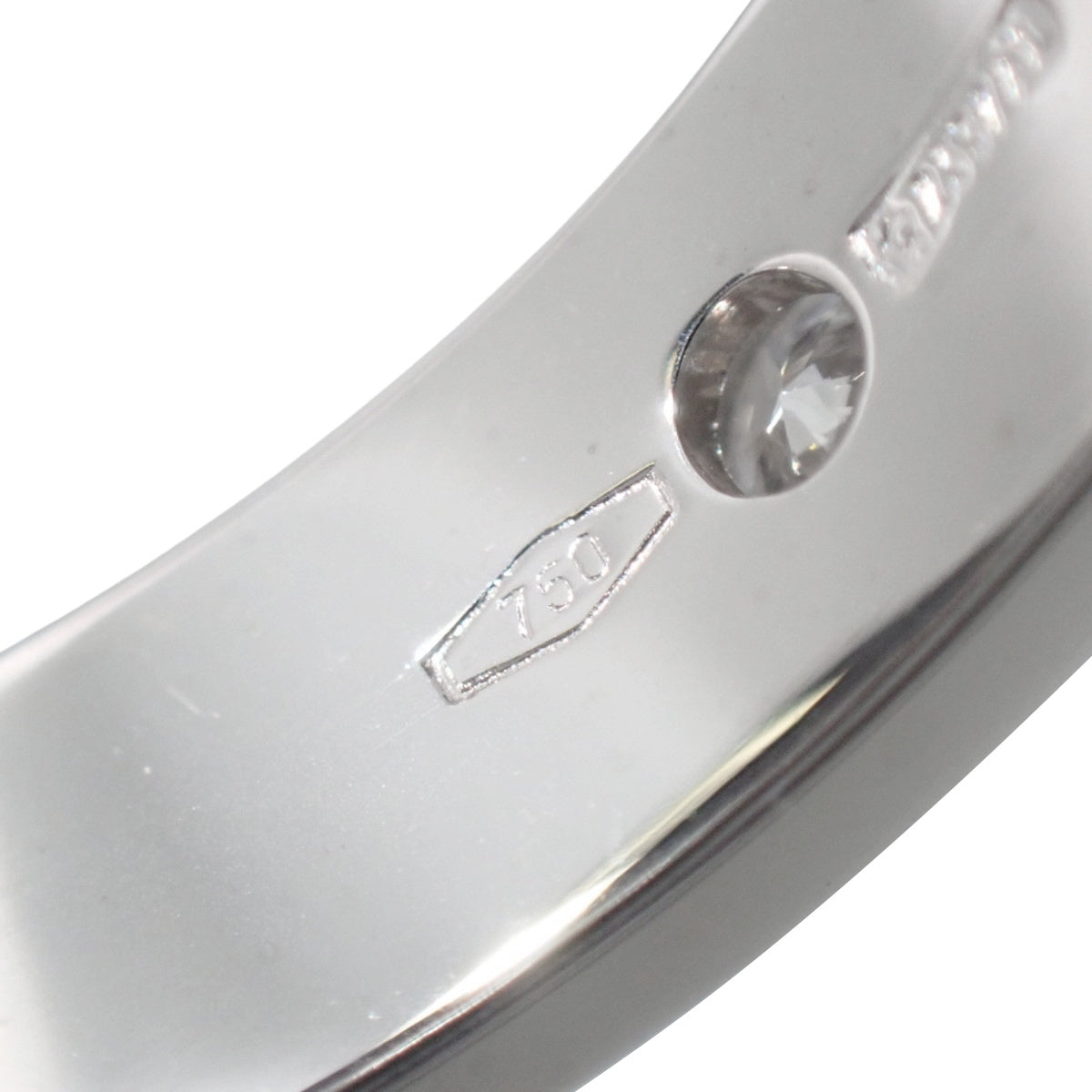 アイコン ダイヤ リング ダイヤモンド ホワイトゴールド K18WG 4.1g