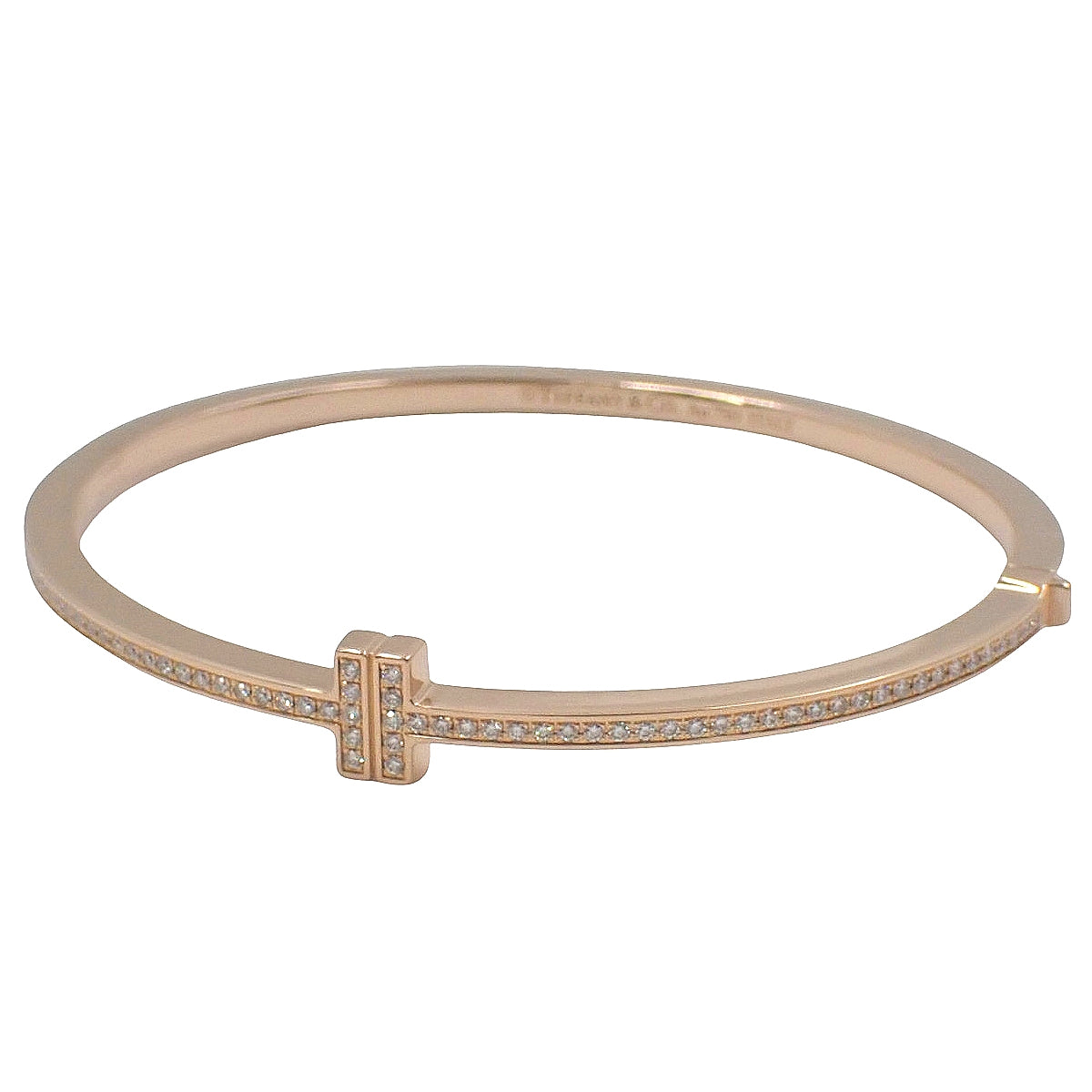 ダイヤモンド ヒンジ ワイヤー バングル ダイヤモンド ピンクゴールド K18PG