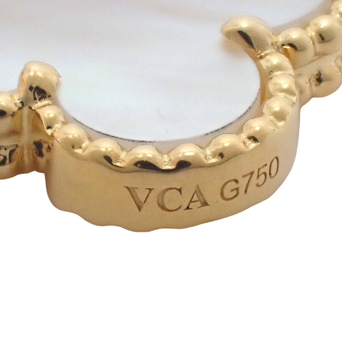 ヴィンテージ アルハンブラ ネックレス 20モチーフ マザーオブパール イエローゴールド K18YG 46.2g