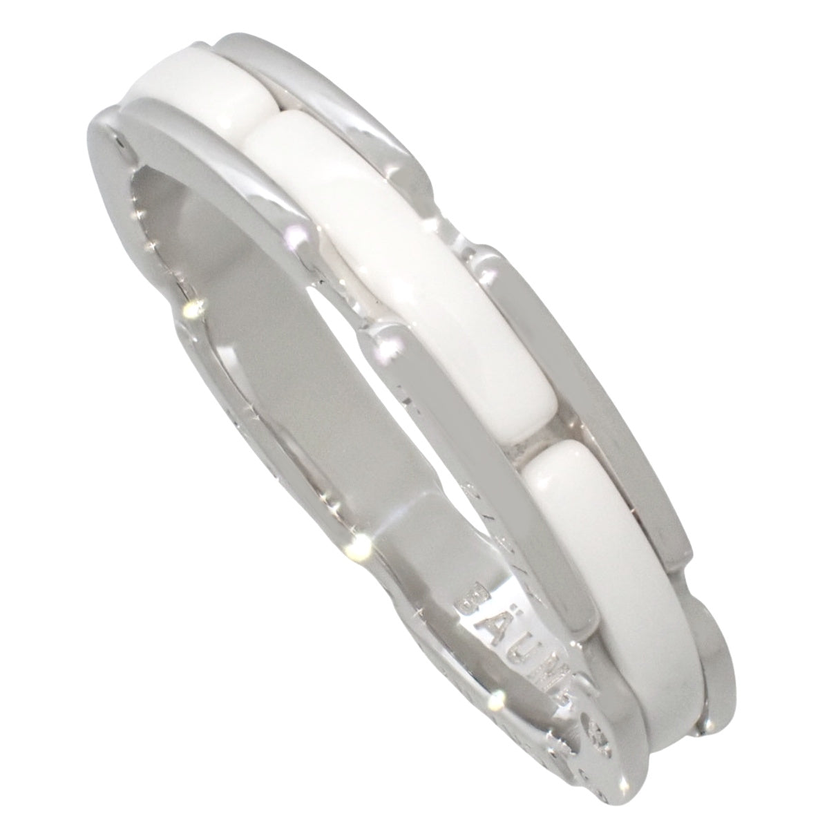 Ultra Collection Ring Small Model White Gold K18WG White Ceramic