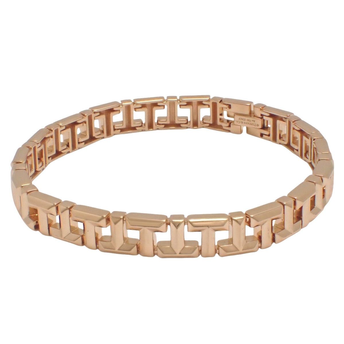 トゥルー ナロー ブレスレット ピンクゴールド K18PG 21.1g