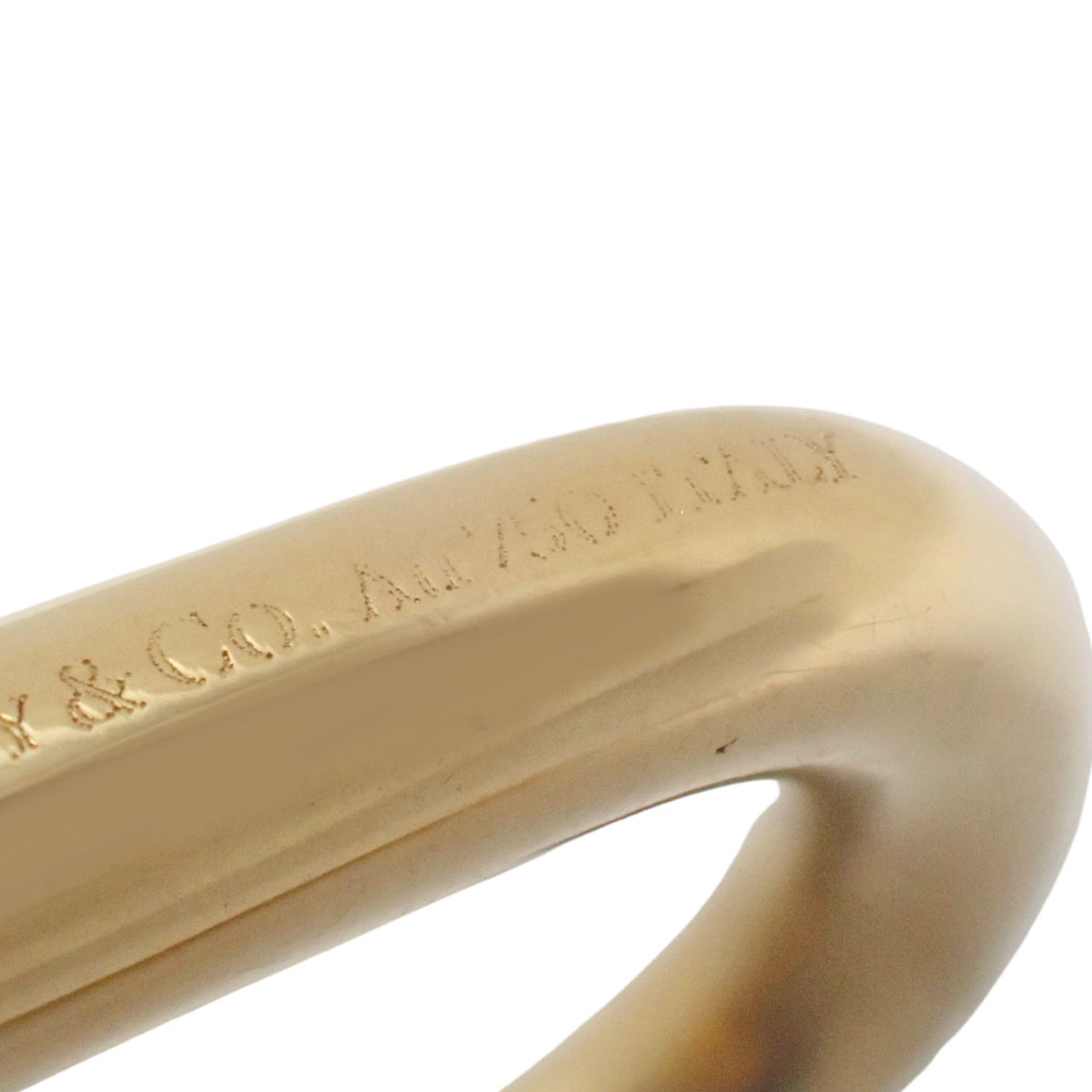 ハードウェア リンク ブレスレット イエローゴールド K18YG 20.9g