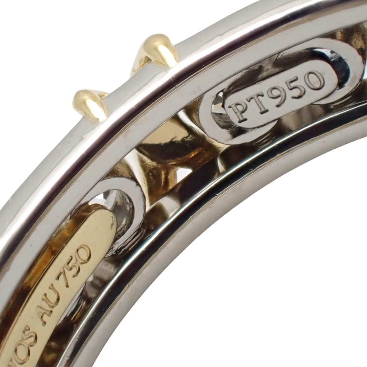Jean Schlumberger Diamond Ring in Platinum (Pt950) and Yellow Gold (K18YG), 10.6g