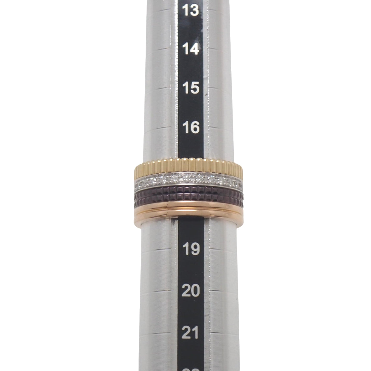 キャトル クラシック ダイヤモンド リング ラージ イエローゴールド ホワイトゴールド ピンクゴールド K18 14.9g