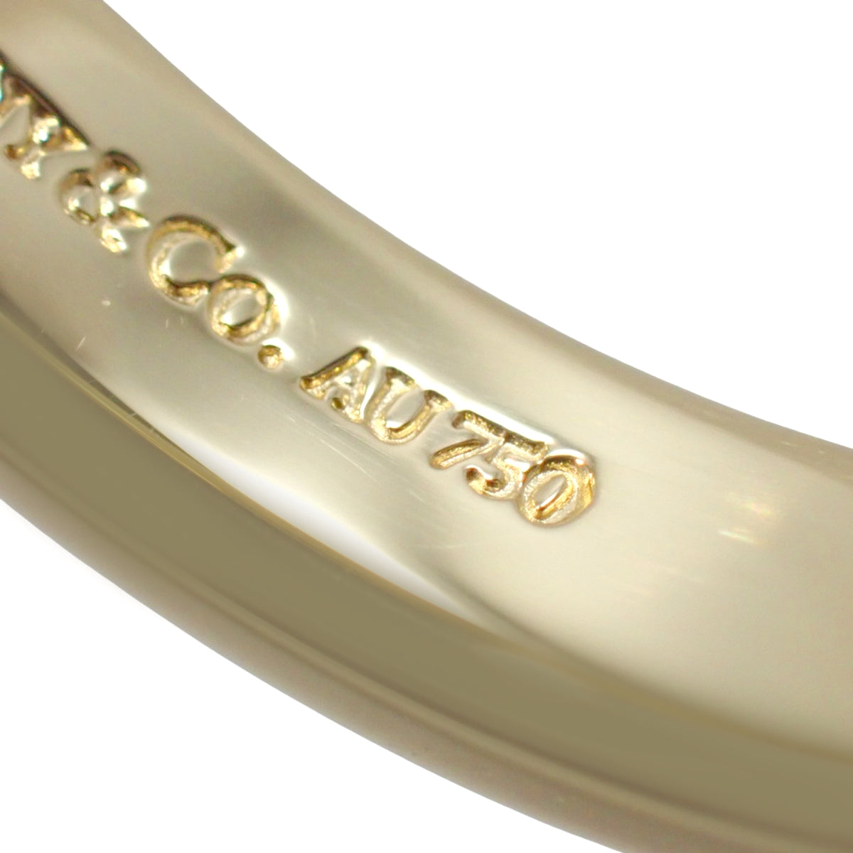 フラットバンド リング ダイヤモンド イエローゴールド K18YG 5.7g