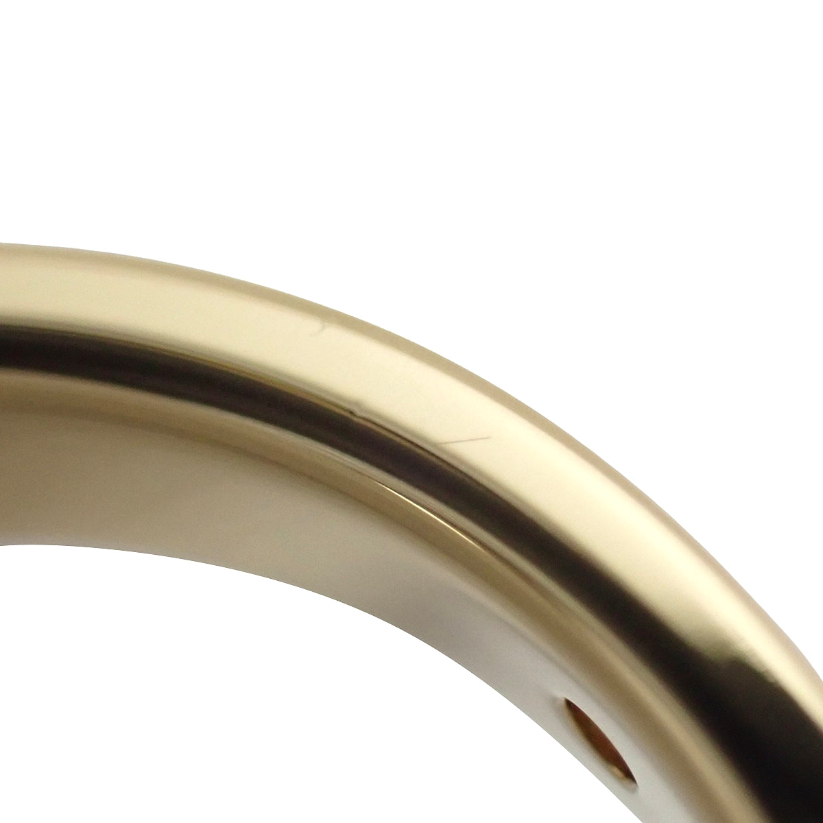 フラットバンド リング ダイヤモンド イエローゴールド K18YG 5.7g