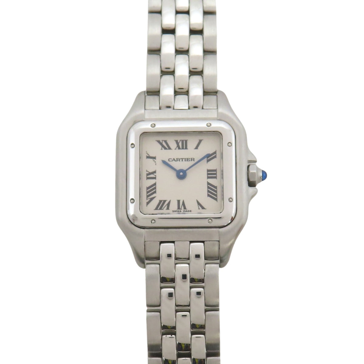 パンテールSM W25033P5 SS ホワイト クオーツ レディース