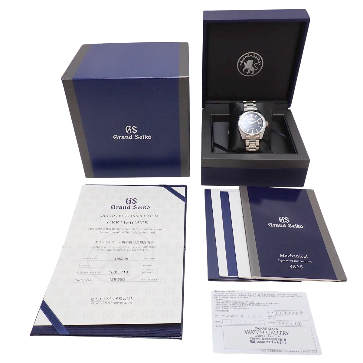 Heritage Collection 44GS 55th Anniversary Limited Edition SLGH009 SS Blue Automatic Men's