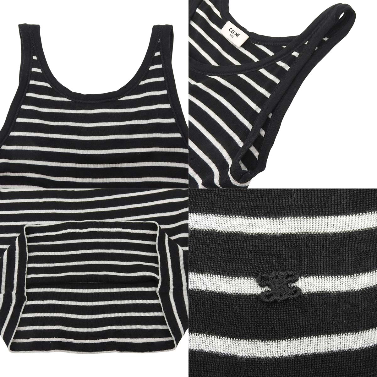 ボーダー タンクトップ XS