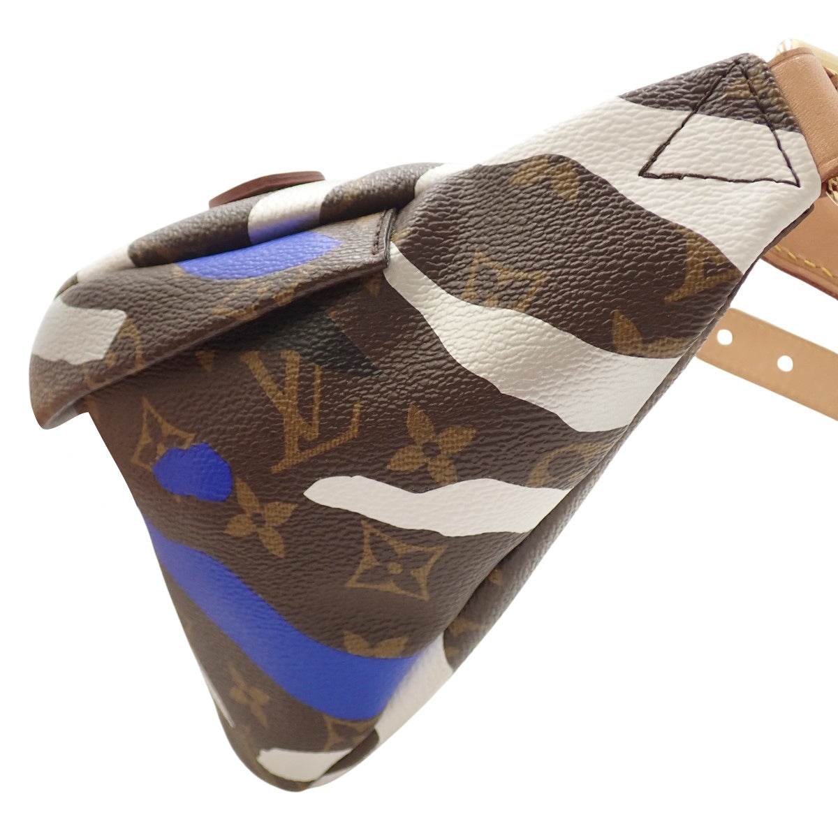 モノグラム バムバッグ リーグオブレジェンド ブラウン ブルー ホワイト M45106