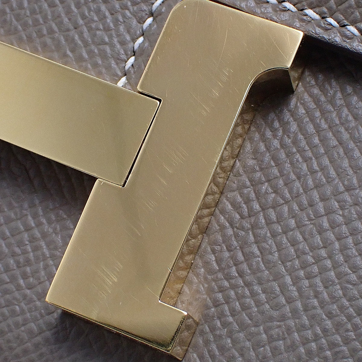 コンスタンス3 ミニ ヴォーエプソン エトゥープ/エトープ ゴールド金具 Z刻印