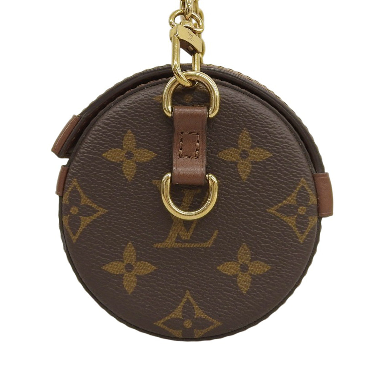 Papillon Trunk Monogram Canvas Leather Brown M57835
