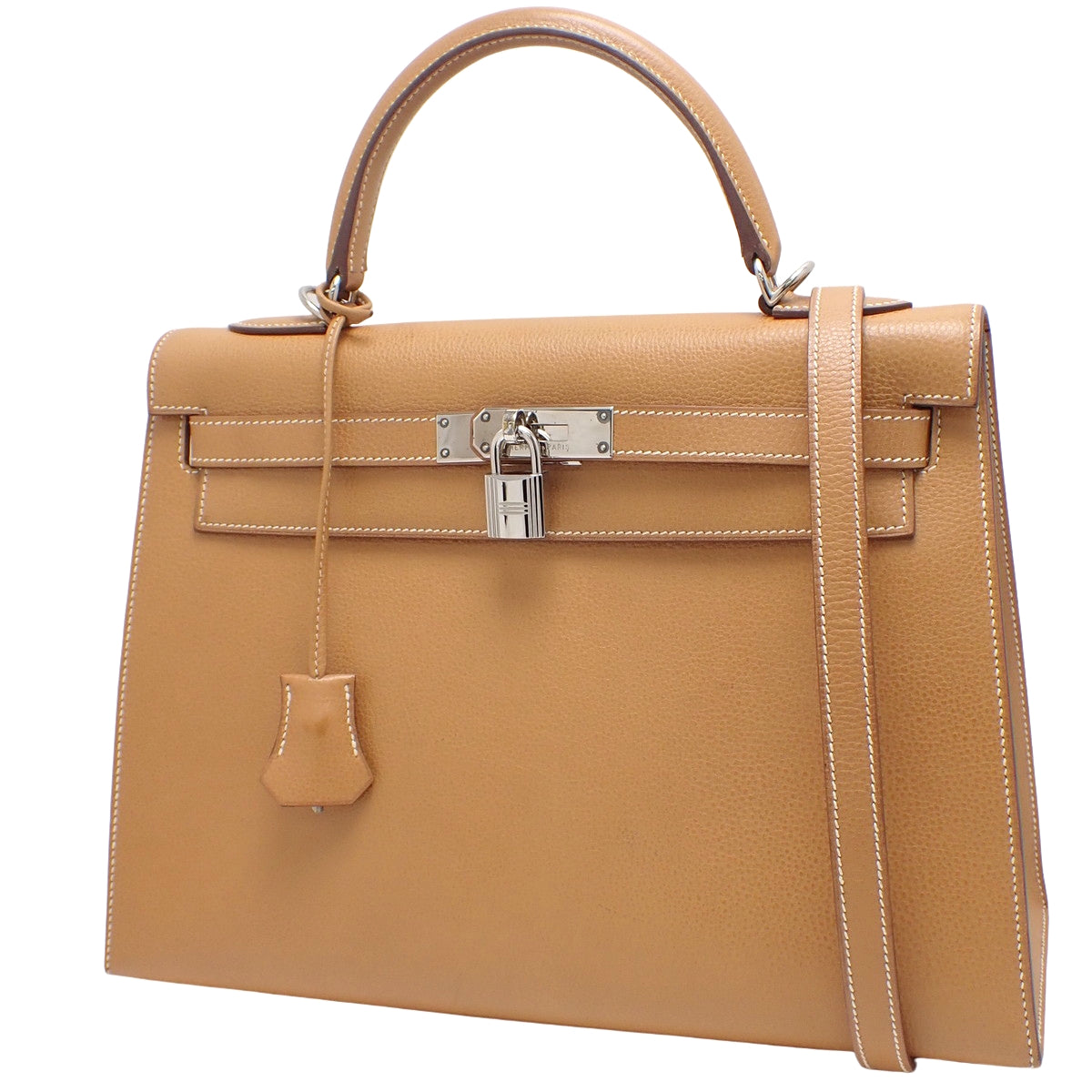 ケリー32 (外縫い) ヴァッシュリエジェ パラジウム金具 ゴールド ▢H刻印