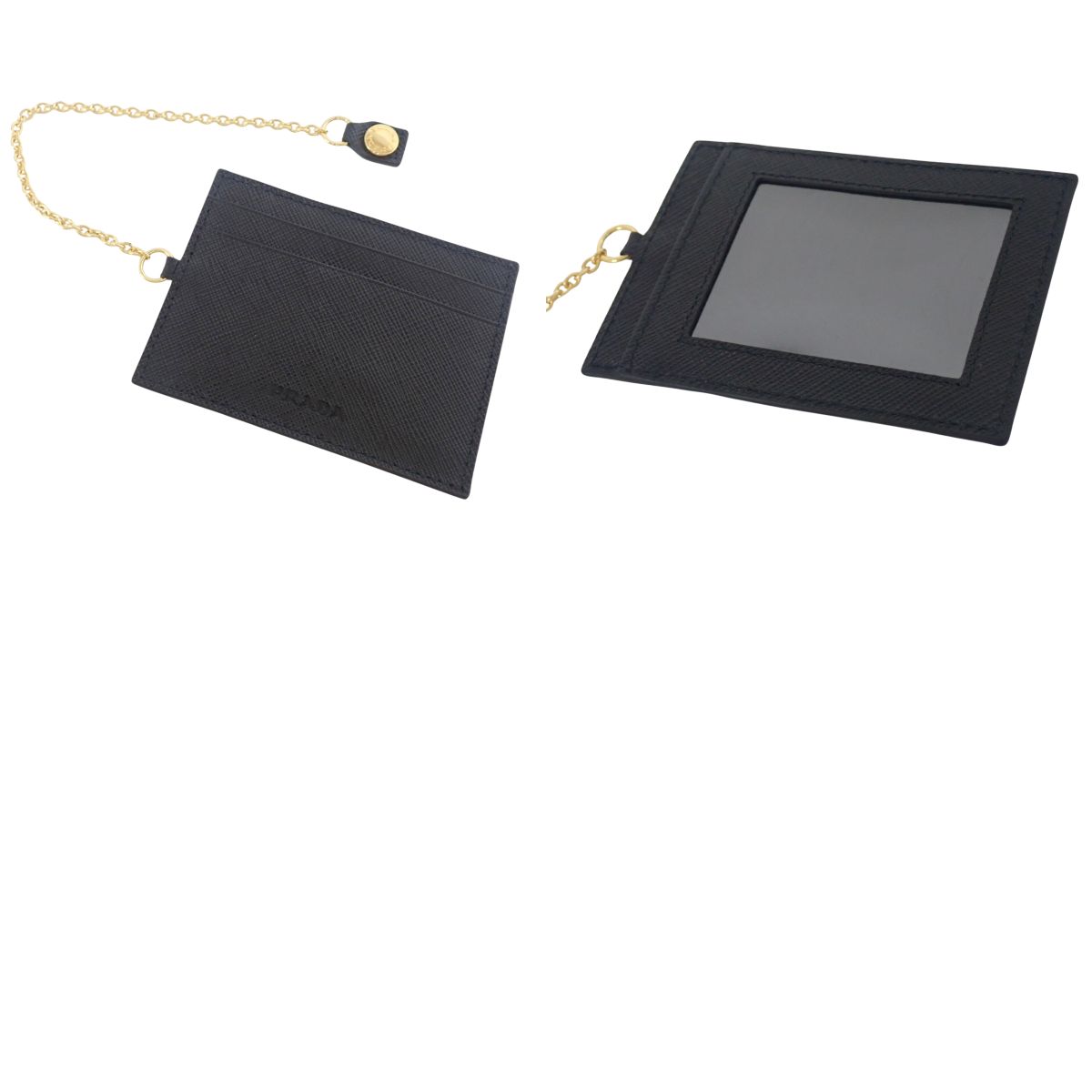 ロゴ 長財布 サフィアーノレザー ブラック 1MH132