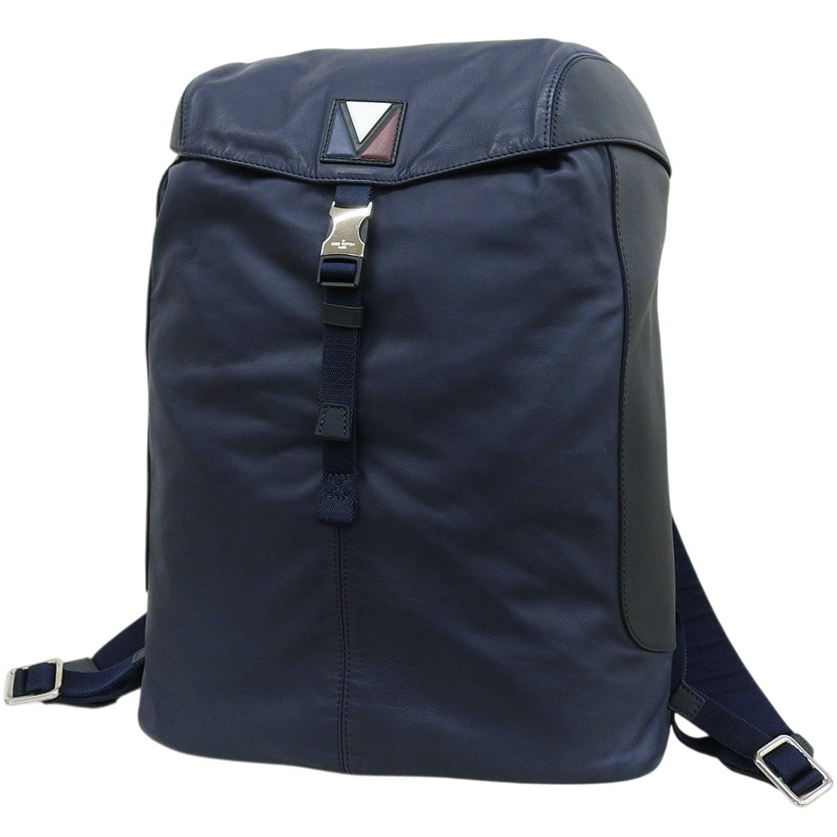 Gaston V Pulse 皮革双肩包，海军蓝、黑色、红色、白色和蓝色可选 (M51106) - 双肩包/单肩包