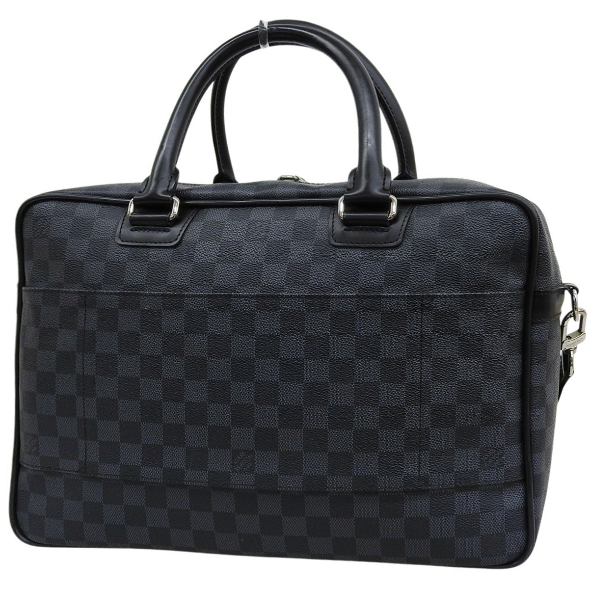 イカール ダミエグラフィットキャンバス ブラック グレー N23253