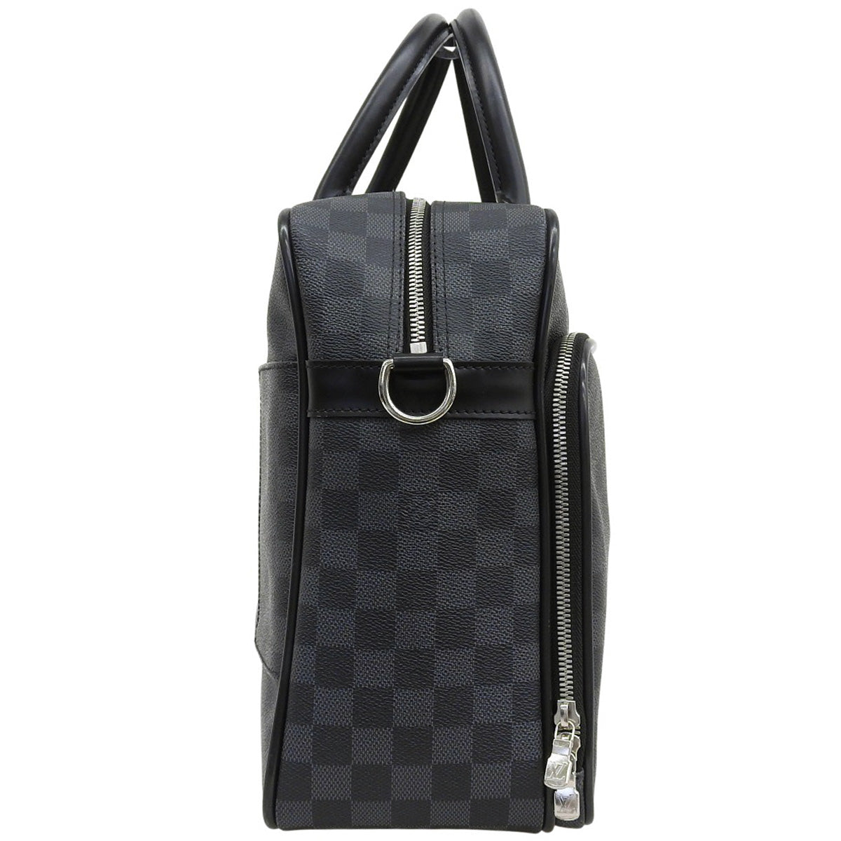 イカール ダミエグラフィットキャンバス ブラック グレー N23253