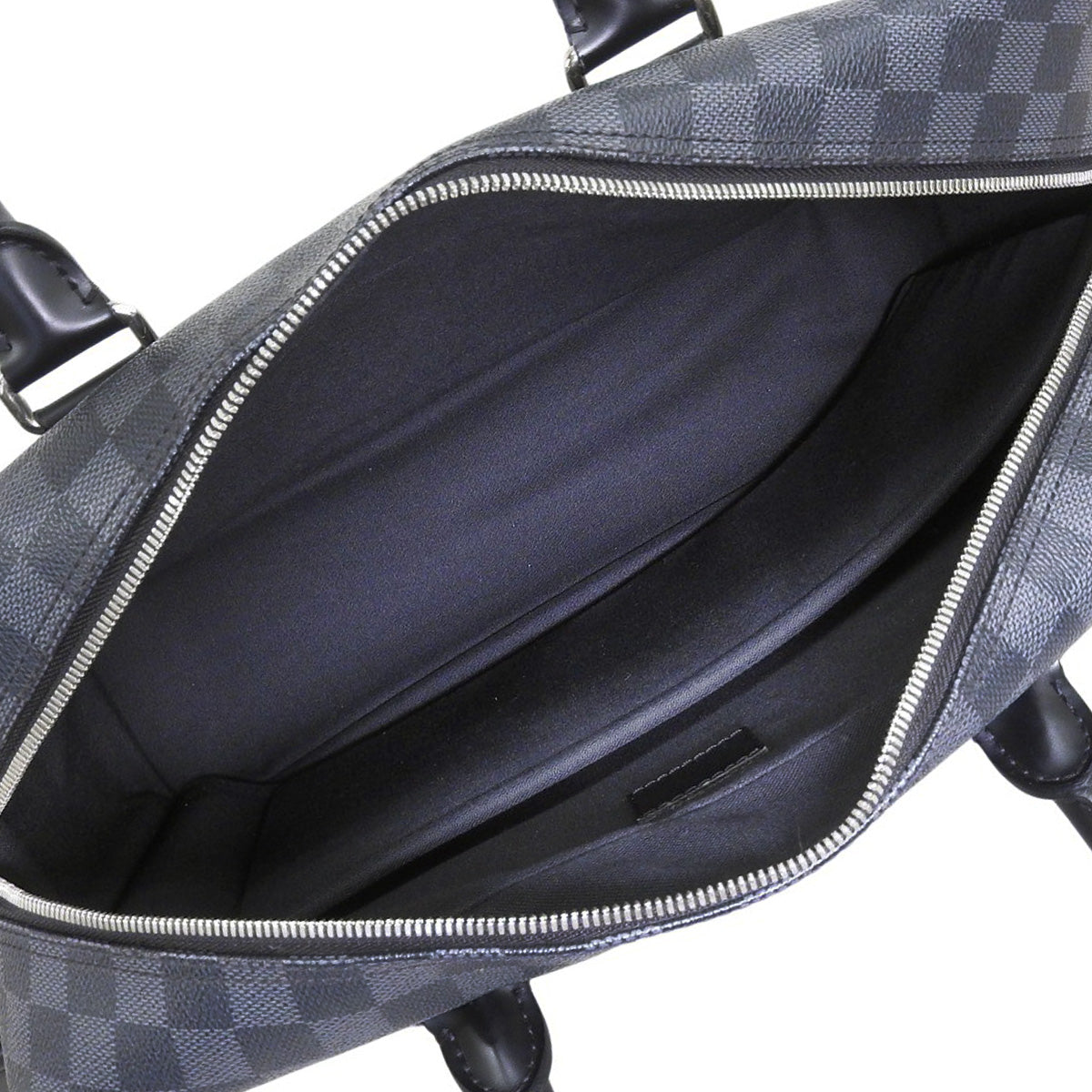 イカール ダミエグラフィットキャンバス ブラック グレー N23253