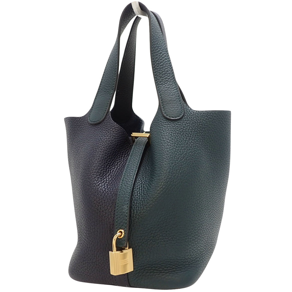 ピコタンロック カザックPM トリヨンクレマンス ヴェールシプレス ブルーニュイ ゴールド金具 Z刻印