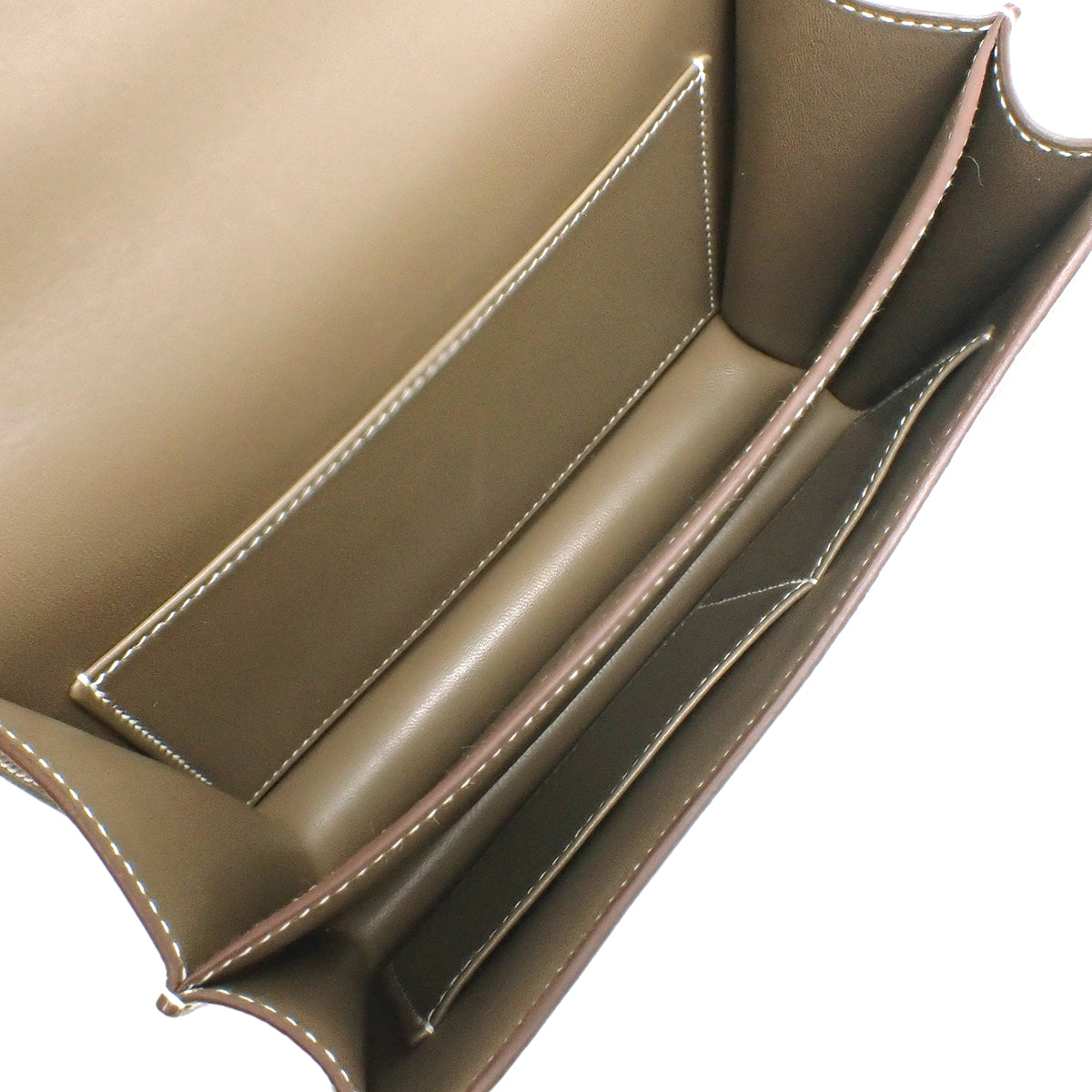 コンスタンス3 ミニ ミロワール ヴォーエプソン エトゥープ/エトープ シャンパンゴールド金具 K刻印