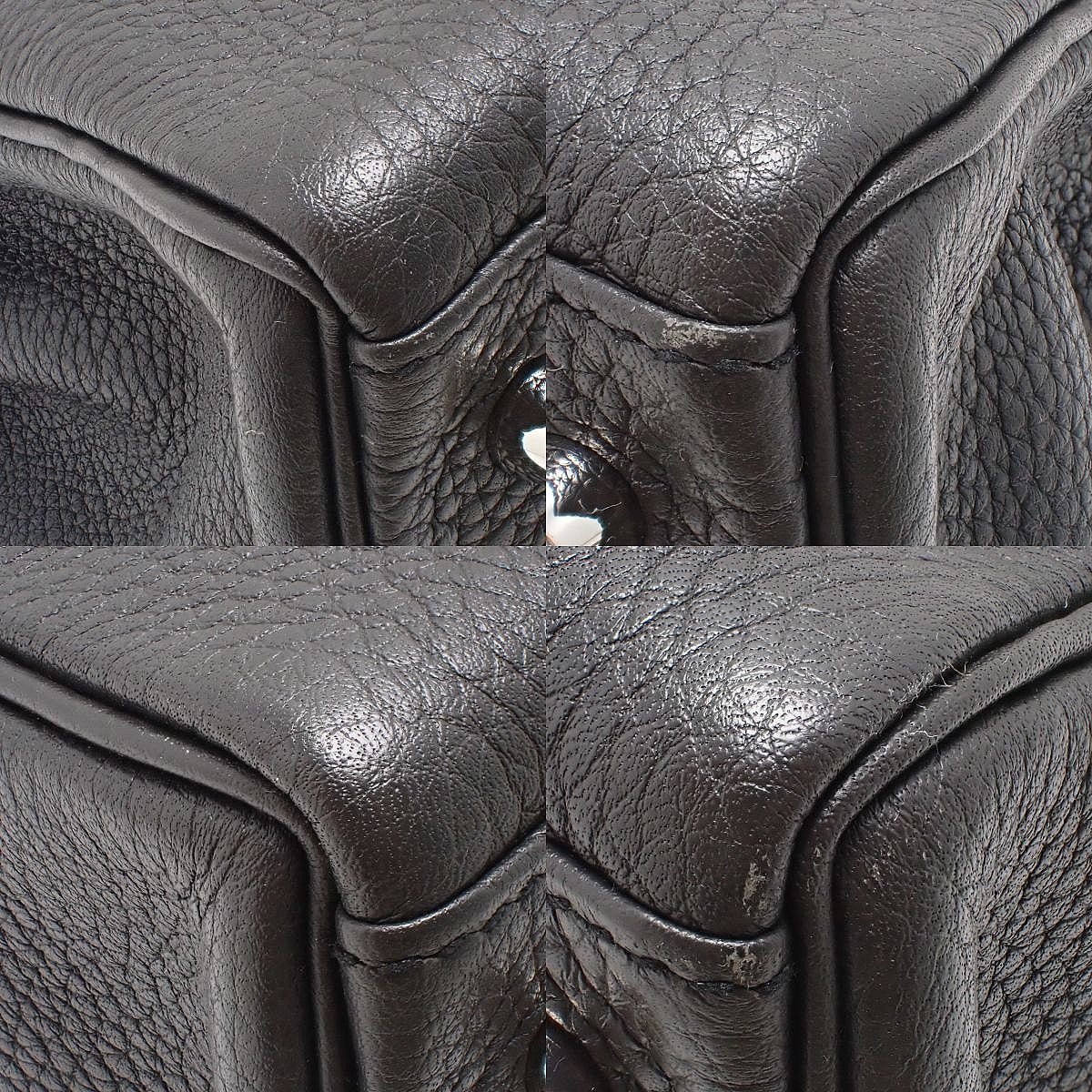 ケリー28 (内縫い) トリヨンクレマンス パラジウム金具 プロン シルバー金具 X刻印