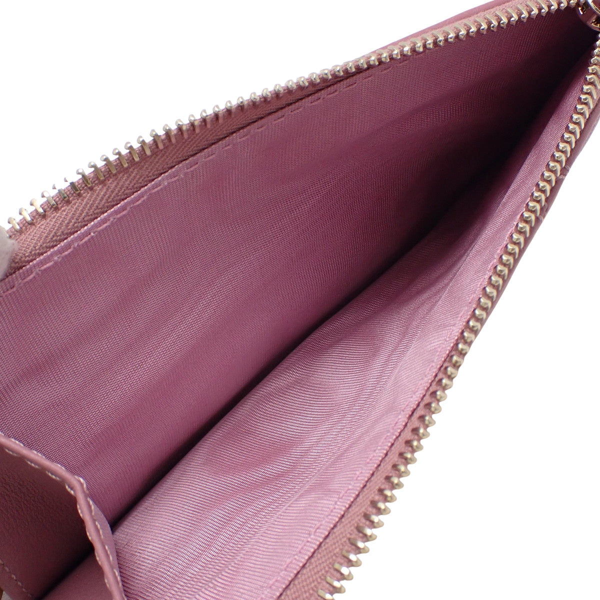 Cannage Lady Dior Zip Coin Case in Lambskin, Dark Lavender, S04780NMJ