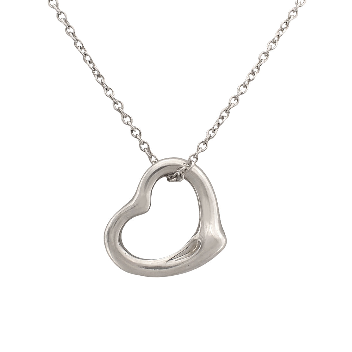 オープン ハート ペンダント シルバー SV925