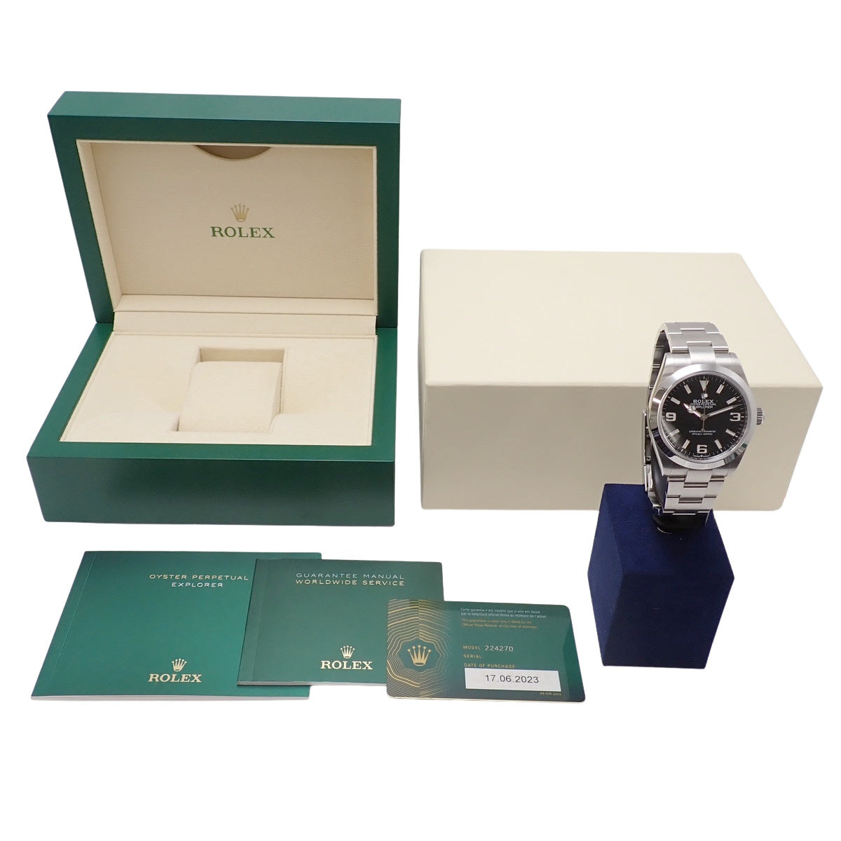 Explorer 1 224270 SS Random Black Automatic Men's