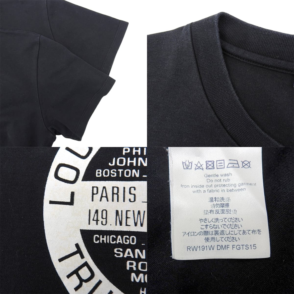 TRUNKS&BAGS Print Crew Neck T-Shirt 2019 XL RW191W